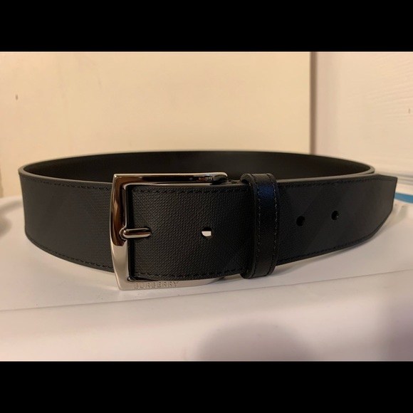 Men’s Black Burberry Belt - Picture 1 of 6